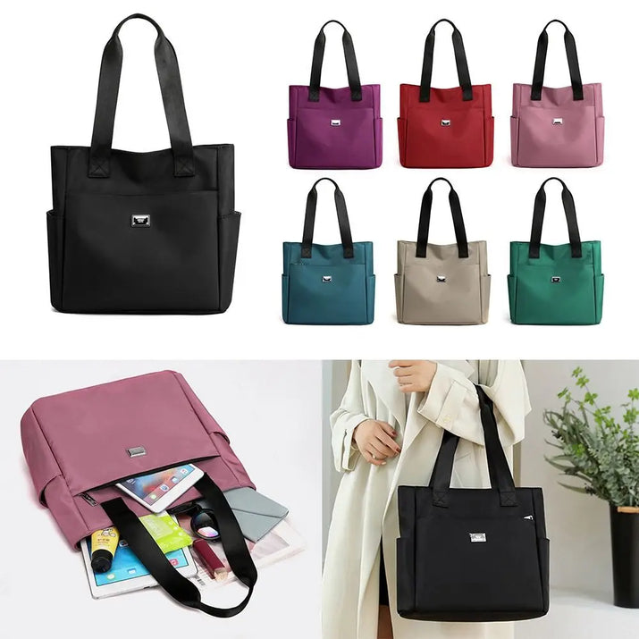 Large Capacity Handbag Shoulder Bag Lightweight Waterproof Nylon Shoulder Bag Tote Bags for Work School