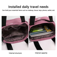 Large Capacity Handbag Shoulder Bag Lightweight Waterproof Nylon Shoulder Bag Tote Bags for Work School
