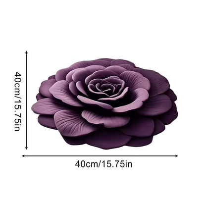 Bathroom Absorbent Floor Mat Absorbent Quick Drying Stone Mat 3D Realistic Floral Non-Slip Fast Drying Rug 15.75X15.75In For