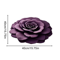 Bathroom Absorbent Floor Mat Absorbent Quick Drying Stone Mat 3D Realistic Floral Non-Slip Fast Drying Rug 15.75X15.75In For